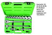 sada hlavic 3 / 4" 14 dílů